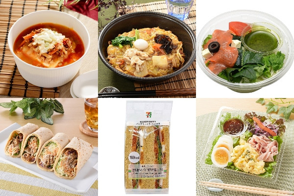 【ローソン・ファミマ・セブン】今週のヘルシー新商品6選!野菜たっぷりのあんかけ焼きそばやバジル風味が香るサラダパスタなど☆
