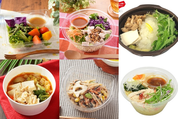 【ローソン・ファミマ・セブン】今週のヘルシー新商品6選!1/2日分の野菜が摂れるサラダやみぞれ鍋など登場☆