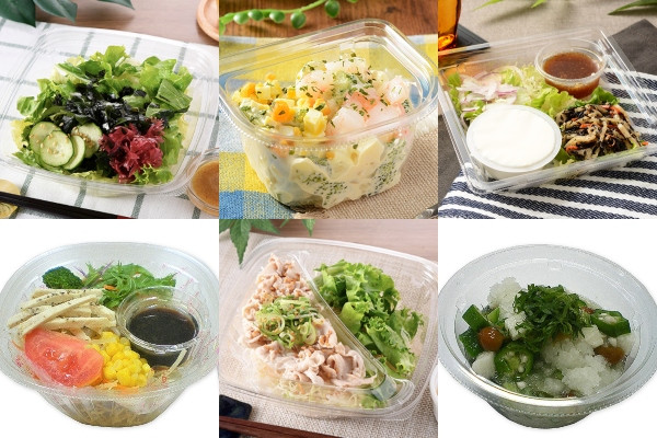 コンビニ3社今週のヘルシー新商品6選!さっぱり海藻サラダ&“ネバネバ”サラダなど♪