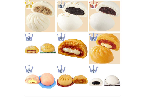 コンビニ中華まんTOP3!