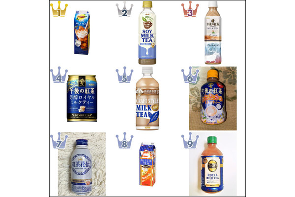 ミルクティーTOP3！