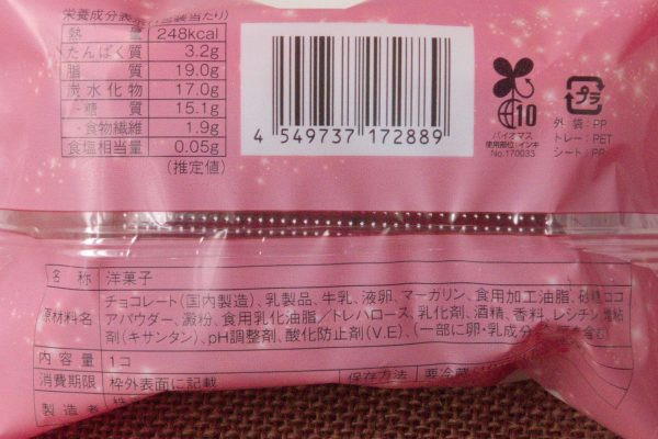 原材料欄。