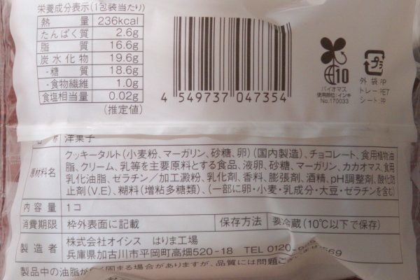 原材料欄。