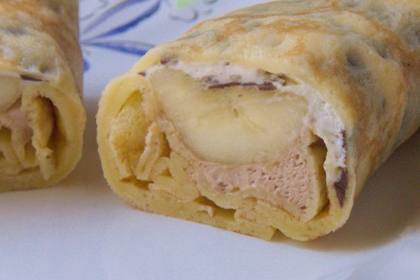 2種のホイップを圧倒するバナナのボリューム。
