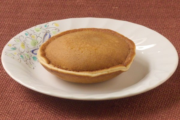 ふちがぴっちり閉じ合わされた、いつものスタイル。