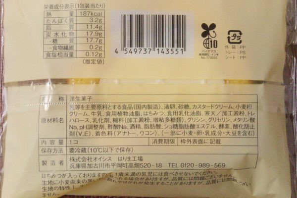 原材料欄。