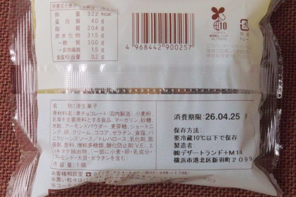 原材料欄。