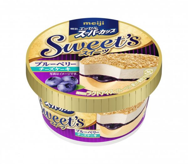 明治エッセルスーパーカップSweetsブルーベリーチーズケーキ