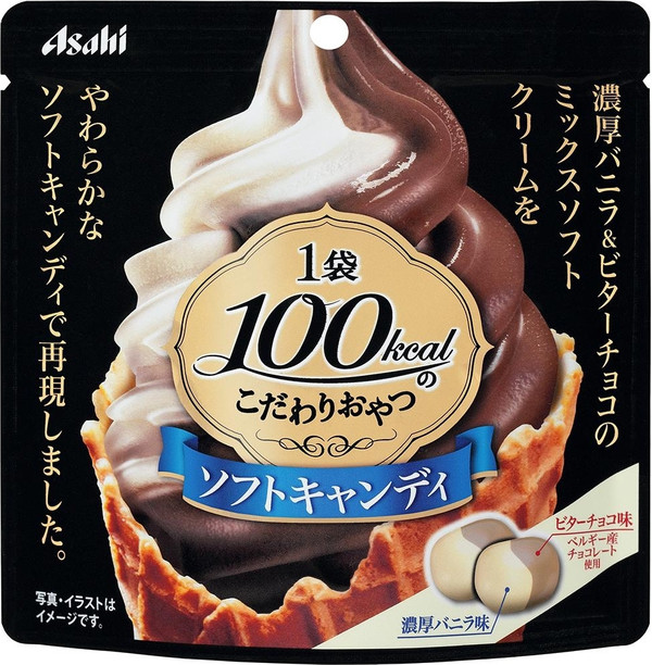 アサヒ 1袋100kcalのこだわりおやつ 濃厚バニラ＆ビターチョコ