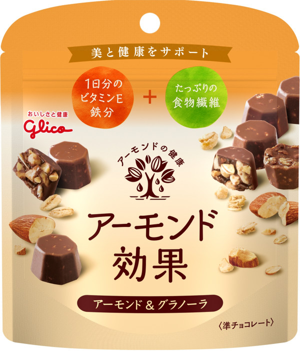 グリコ アーモンド効果 チョコレート アーモンド&グラノーラ 袋38g