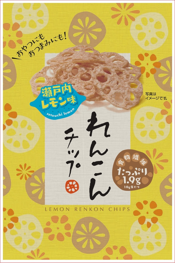 壮関　れんこんチップ　瀬戸内レモン味