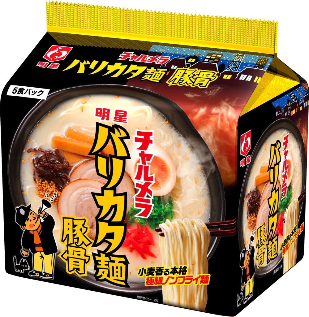 「明星食品 チャルメラ バリカタ麺豚骨」の商品情報